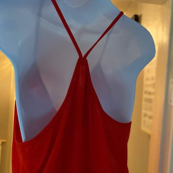 Boutique tank top/pant romper, bright red, bnwt - Picture 9 of 10